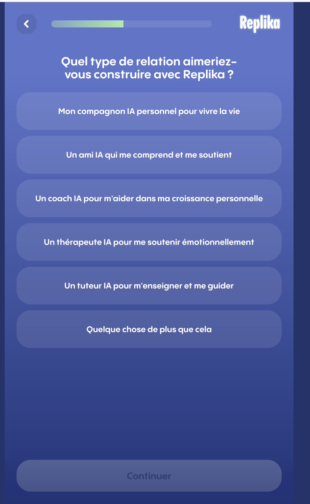 Replika 4 - Type de compagnon .png